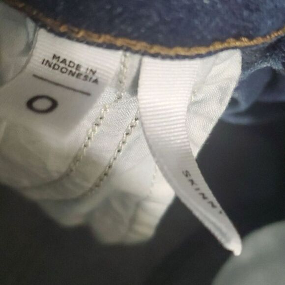 Loft Outlet jeans womens size 0 blue skinny 28" inseam - Picture 11 of 12